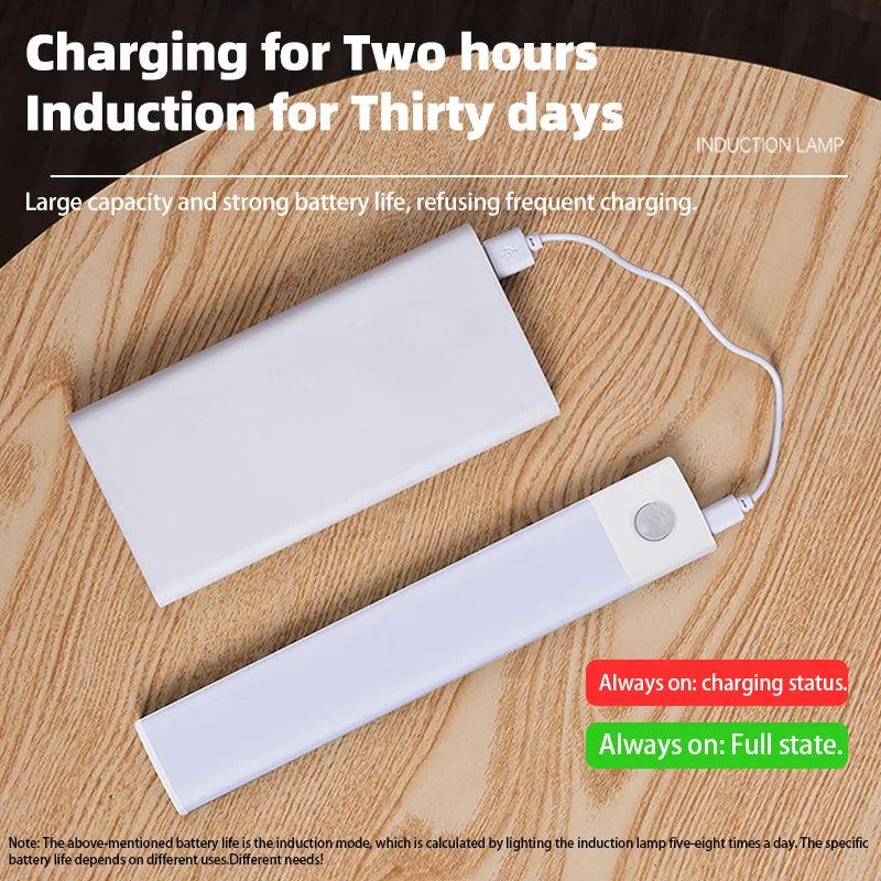 Lampe LED Détecteur de Mouvement Rechargeable USB