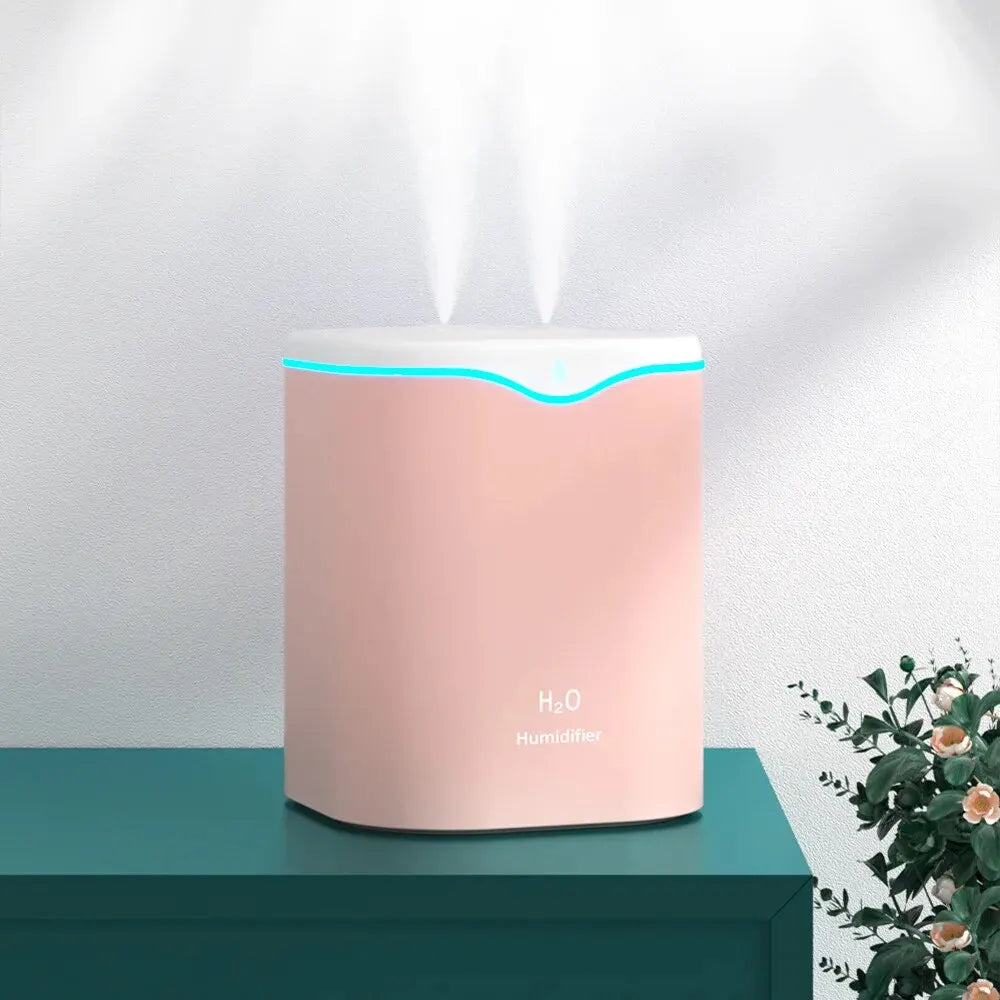 2L Dual Spray Air Humidifier - USB Wireless