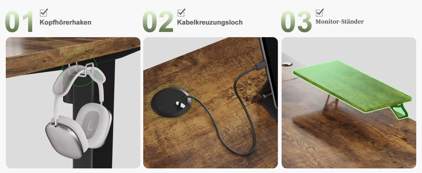 Devoko Electric Standing Desk 120x60cm