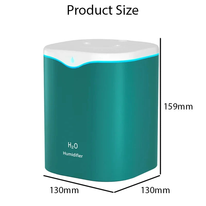 2L Dual Spray Air Humidifier - USB Wireless