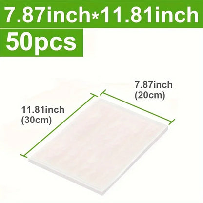 Vacuum Food Storage Bags - Pack of 50