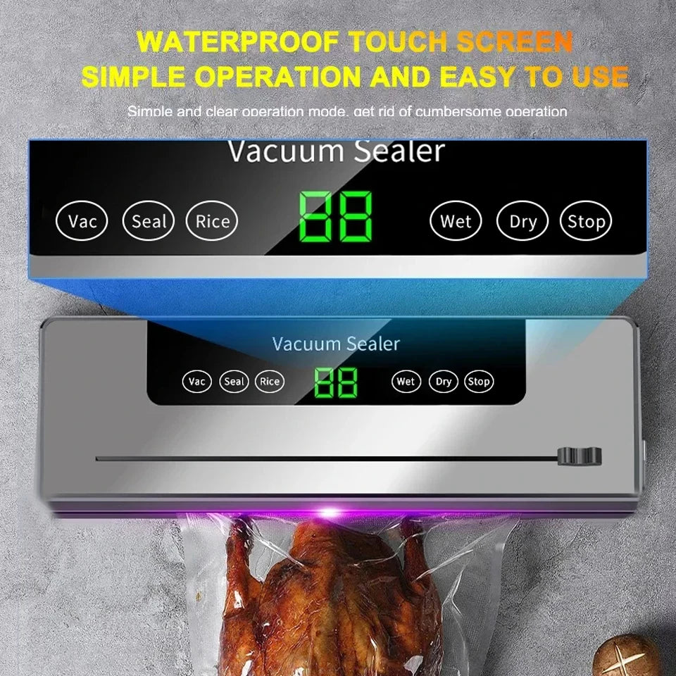 Automatic Vacuum Sealer with Built-in Cutter