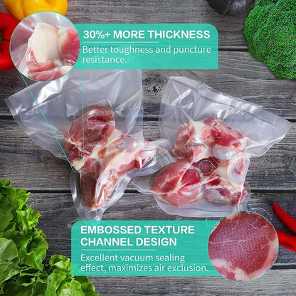 Vacuum Food Storage Bags - Pack of 50