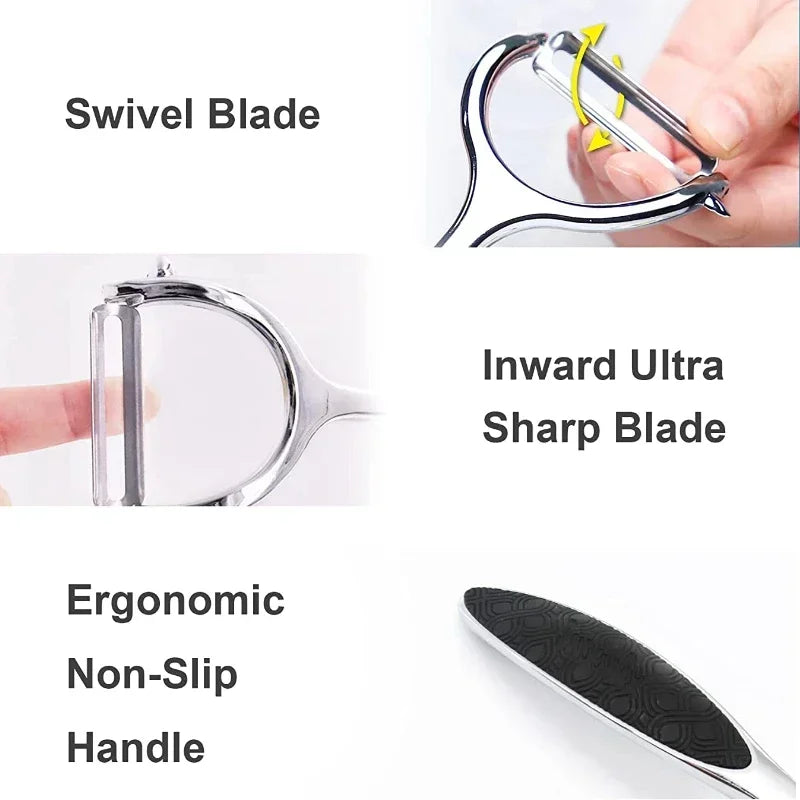 Éplucheur Multifonction en Acier Inoxydable